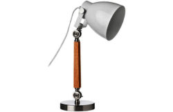 Premier Housewares Stockholm Table Lamp - White.